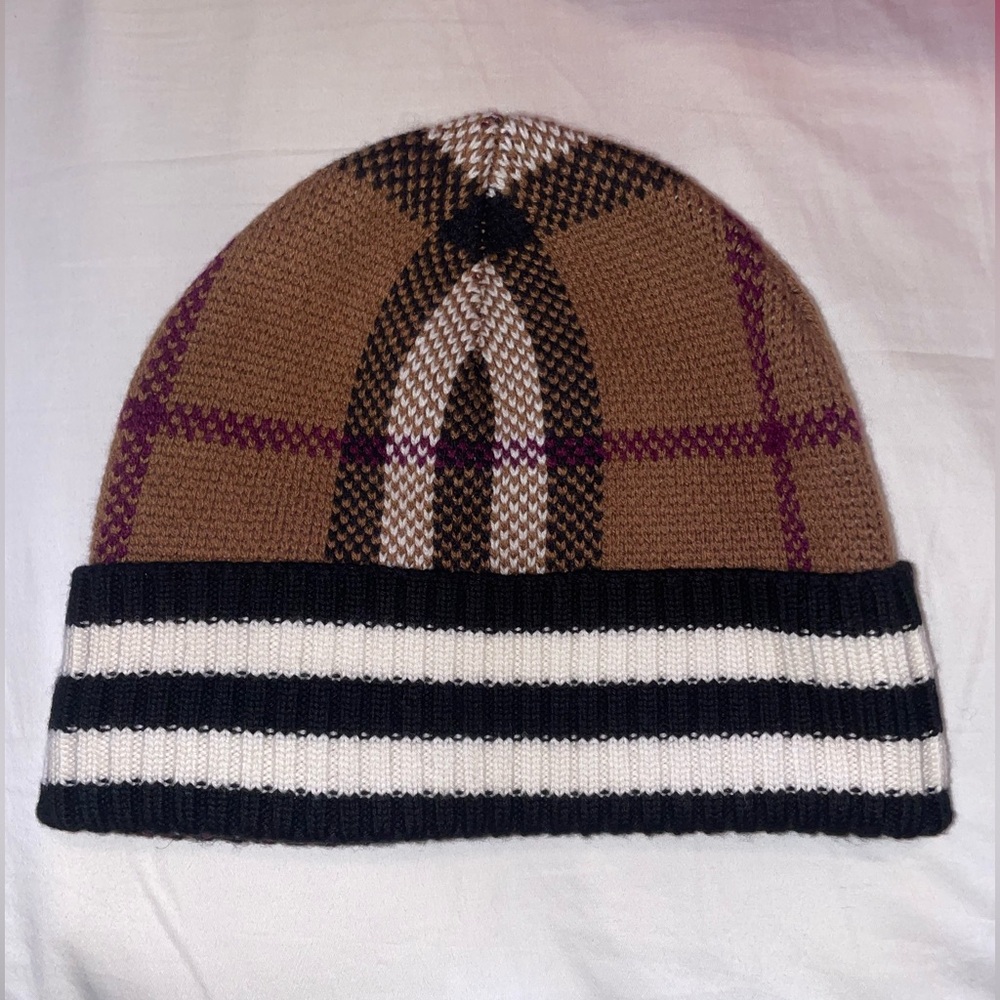 Burberry Check Beanie